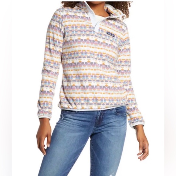 Patagonia Jackets & Blazers - Patagonia pastel patterned fleece